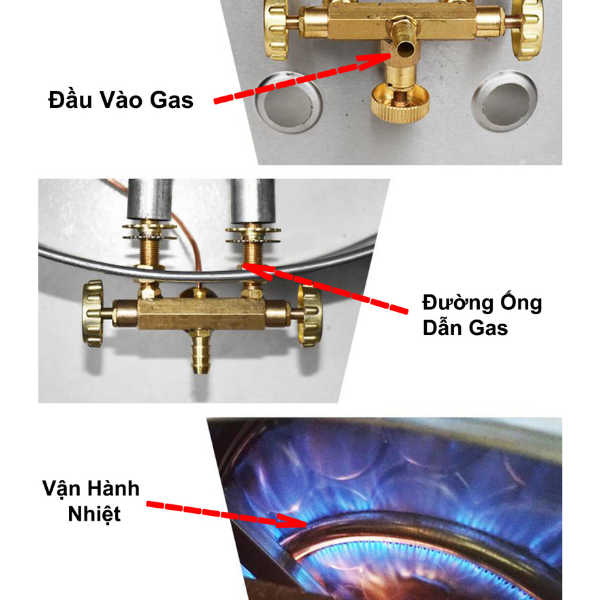 Máy bánh nướng Đài Loan chảo Gang 26 lỗ (Gas) - Ảnh 5