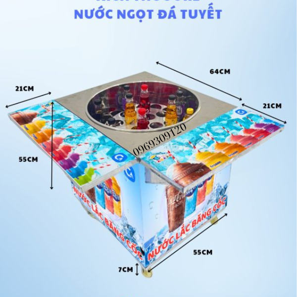 Xe nước ngọt đá tuyết CA330 - Ảnh 6