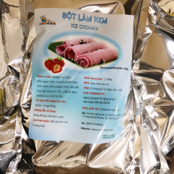 Bột làm kem cuộn - Ảnh 2