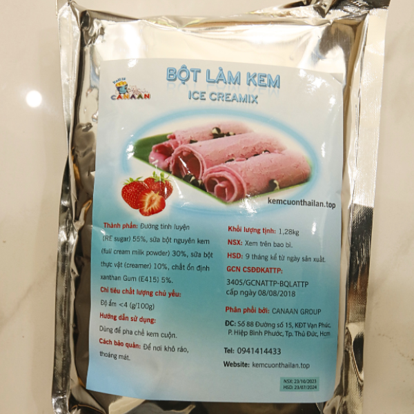 Bột làm kem cuộn - Ảnh 3