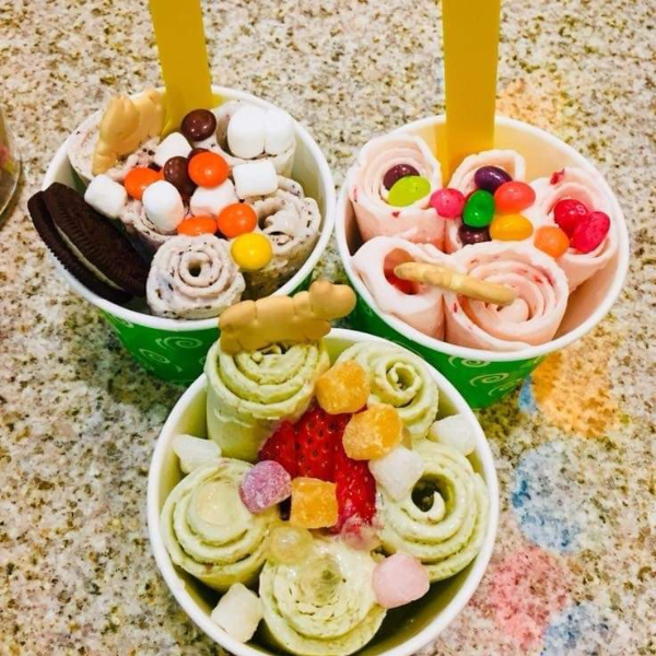 Bột làm kem cuộn - Ảnh 4