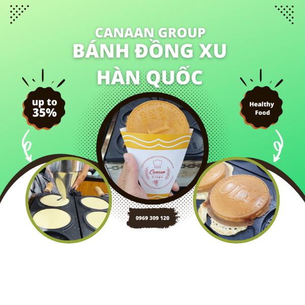 Máy Bánh Đồng Xu Hàn Quốc 3 Khuôn - Ảnh 9
