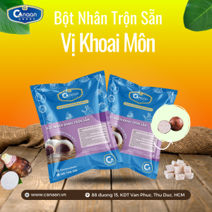 Bột làm nhân Khoai Môn trộn sẵn Canaan - bịch 1Kg