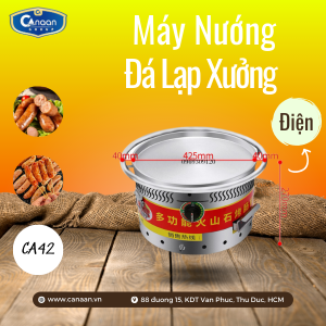 Máy Nướng Đá Lạp Xưởng Dùng Điện CA42