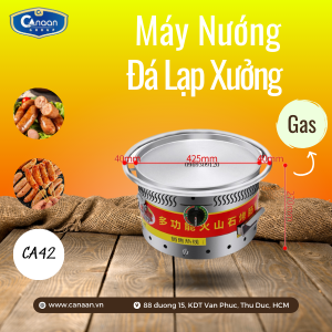 Máy Nướng Đá Lạp Xưởng Dùng Gas CA42