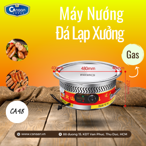 Máy Nướng Đá Lạp Xưởng Dùng Gas CA48