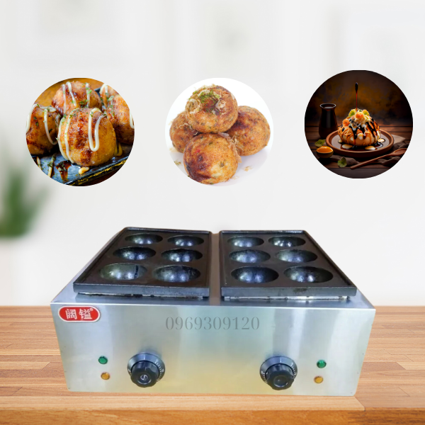 Máy Bánh Bạch Tuộc Takoyaki khổng lồ dùng điện - Ảnh 2