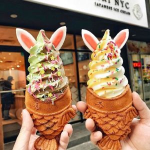 kem cá cười