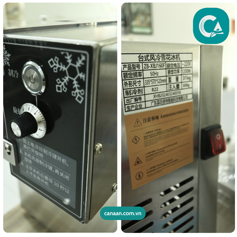 Máy làm kem tuyết Bingsu 1200W - Ảnh 6