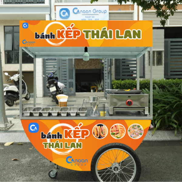 Xe bán bánh kếp - Ảnh 2
