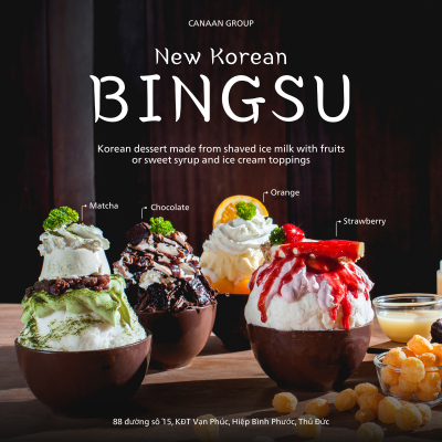 bingsu kem tuýett