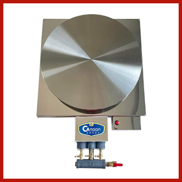 Máy bánh kếp chảo đơn Inox dùng gas - Ảnh 3