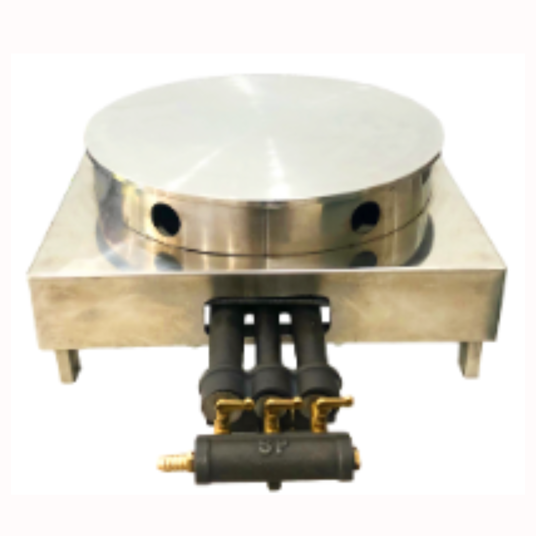 Máy bánh kếp chảo đơn Inox dùng gas - Ảnh 5