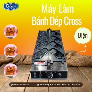 Máy Làm Bánh Dép Cross Sử Dụng Điện