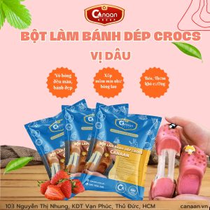 BỘT BÁNH DÉP VỊ DÂU 2