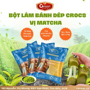 BỘT BÁNH DÉP VỊ MATCHA 2