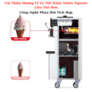 Máy làm kem tươi 3 vòi Canaan CAV - 4000