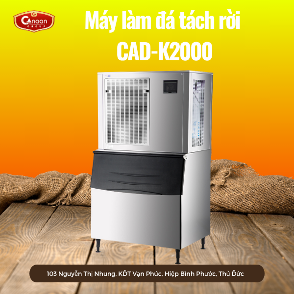 Máy Làm Đá Viên Tách Rời CAD-K2000