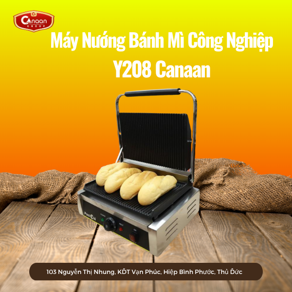 Máy nướng bánh mì kẹp Công nghiệp Y208 Canaan