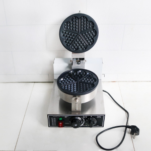 Máy làm bánh waffle hình trái tim đơn dùng điện