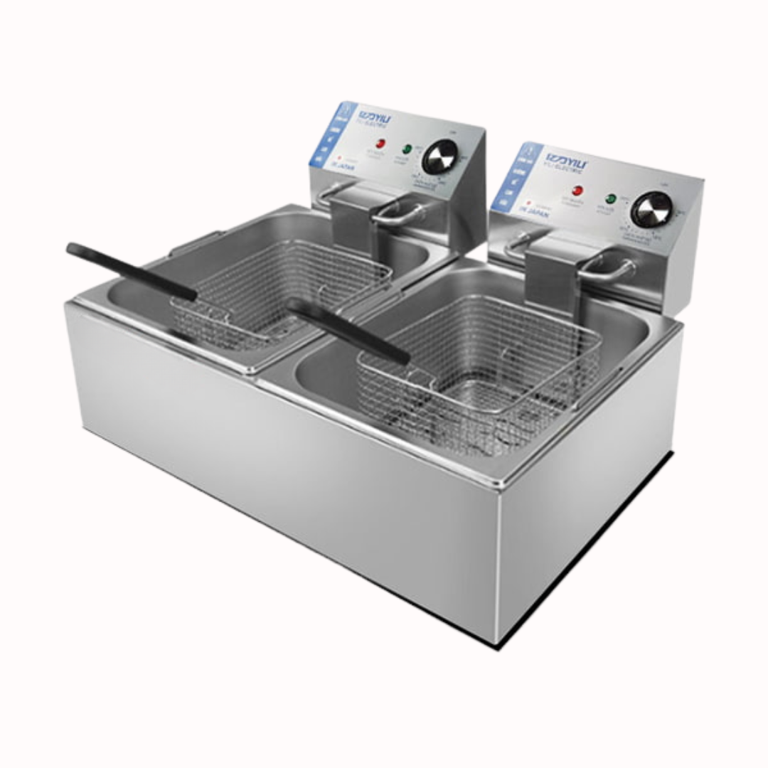 Bếp Chiên Đôi 12L Yili MH-82