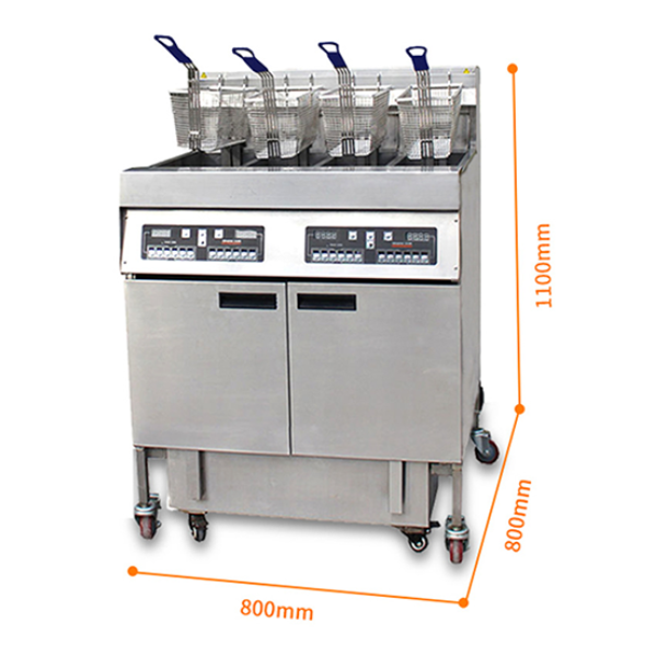 Bếp chiên nhúng điện đôi tự động YDZL-9A-2 - Ảnh 3