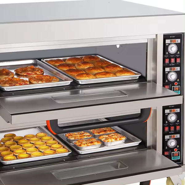 Lò nướng điện 3 tầng 6 khay loại điều khiển đồng hồ WFC-306D - Ảnh 4