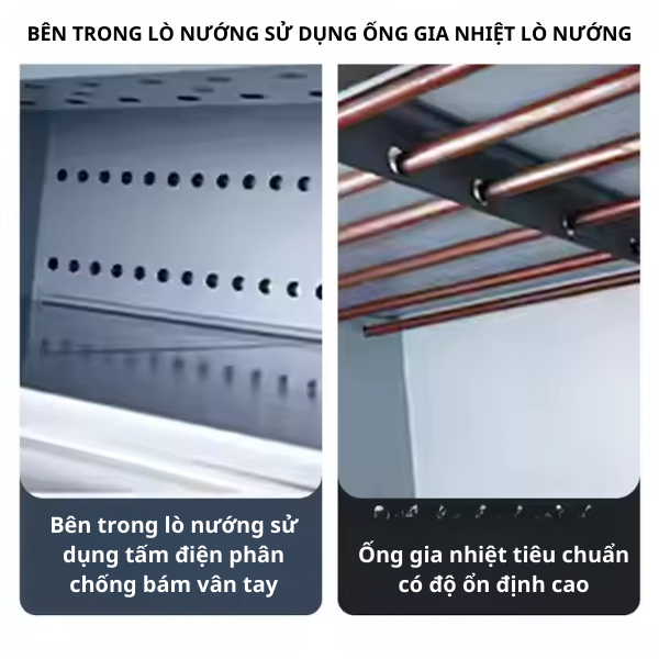 Lò nướng điện 3 tầng 6 khay loại điều khiển đồng hồ WFC-306D - Ảnh 5