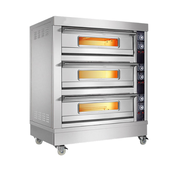 Lò nướng điện 3 tầng 6 khay loại điều khiển đồng hồ WFC-306D - Ảnh 2