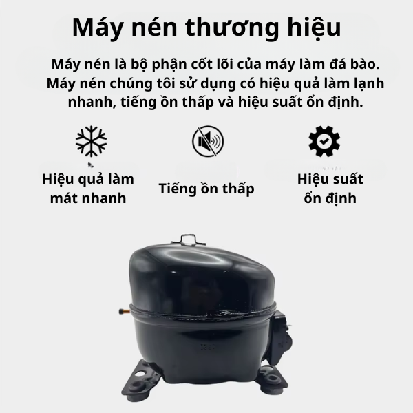 Máy Làm Đá Tuyết Nước Ngọt 3 Bình Chứa - Ảnh 7