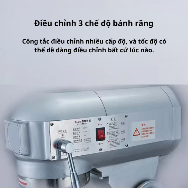 Máy trộn bột 60L B60M - Ảnh 2