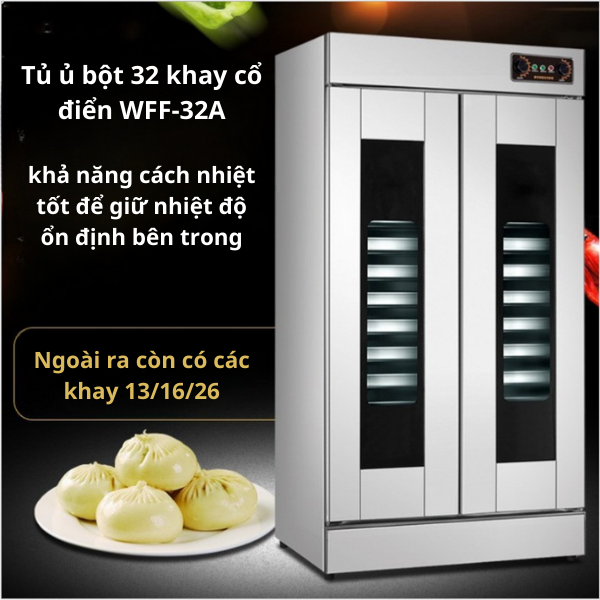 Tủ Ủ Bột 32 Khay Cổ Điển WFF-32A - Ảnh 2