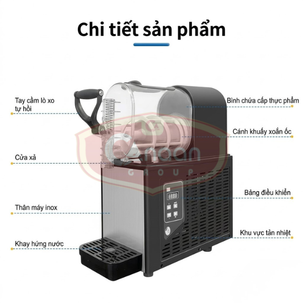 Máy Làm Slush Siro Tuyết 1 Ngăn 12L - Ảnh 4