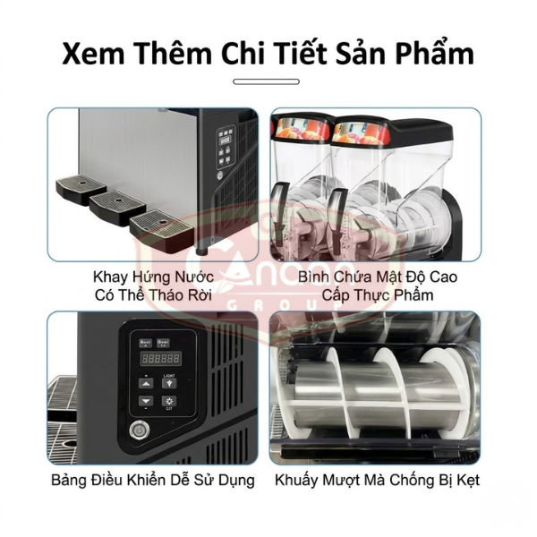 Máy Làm Slush Siro Tuyết 1 Ngăn 15L - Ảnh 2