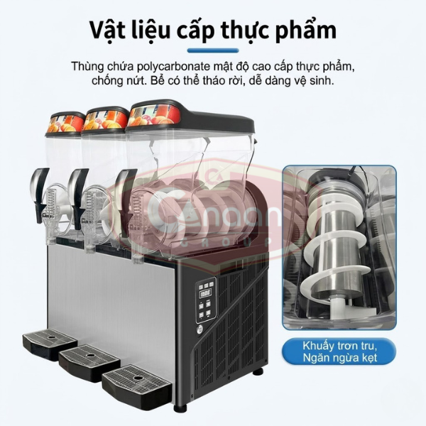 Máy Làm Slush Siro Tuyết 1 Ngăn 15L - Ảnh 3