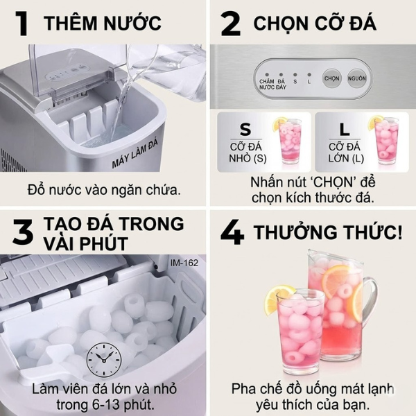 Máy làm đá viên Canaan CAD-YB-l5A - Ảnh 2